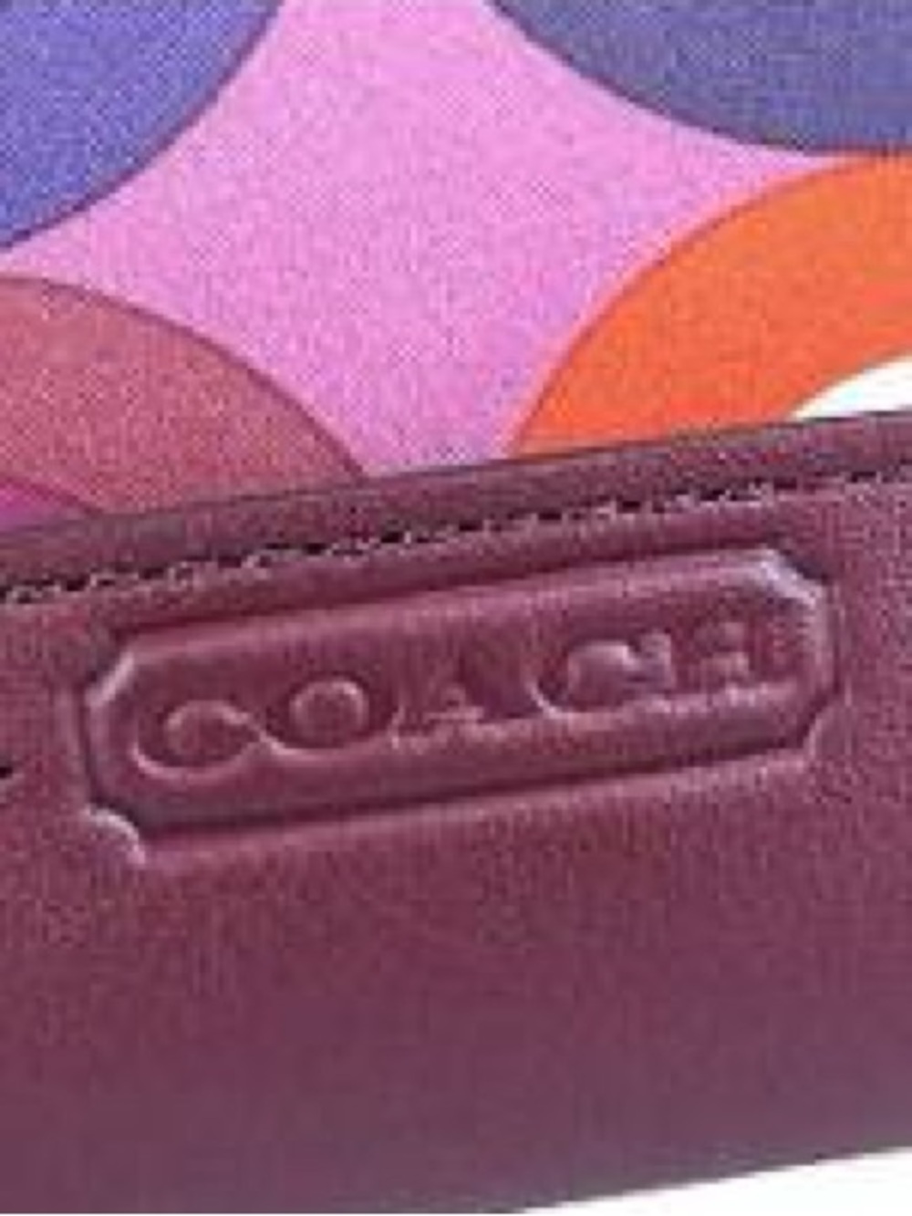 COACH - Park Signature C Accordian Zip Wallet EUC - Picture 4 of 4